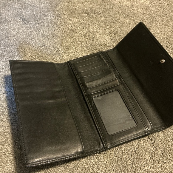 Coach Vintage Black Leather Wallet - Picture 4 of 10